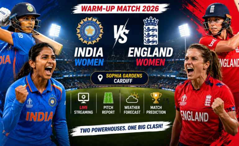 India Women vs England Women: Predicted Playing XI, Pitch Report, Weather Forecast, Match Preview, Live Streaming & Key Players