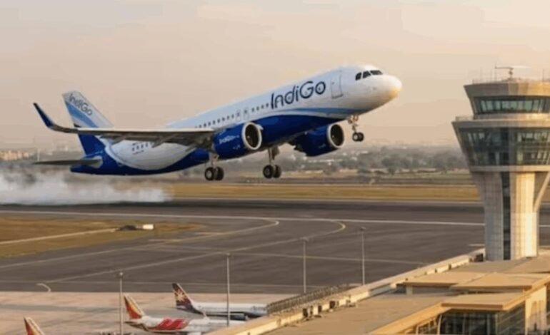 Dubai Mumbai IndiGo flight makes emergency landing at Rajkot Airport after smoke alert with all 194 passengers safe