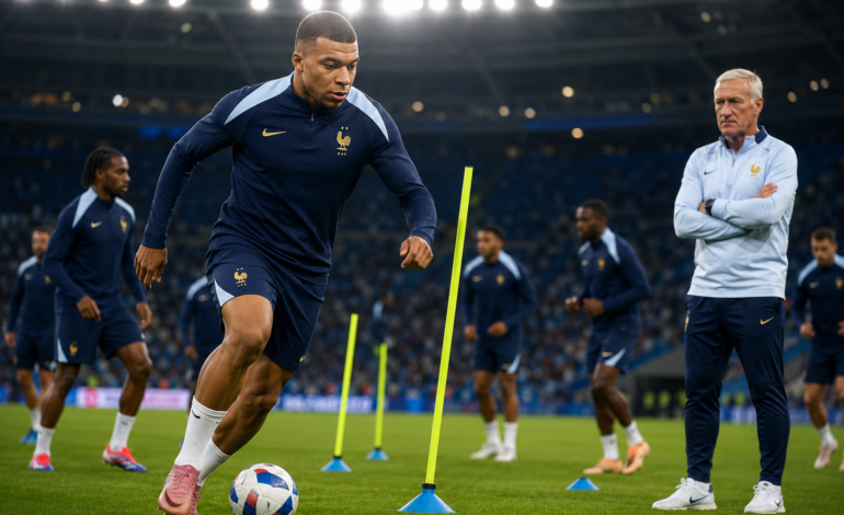 France vs Spain World Cup Semifinal featuring an intense midfield battle during FIFA World Cup 2026